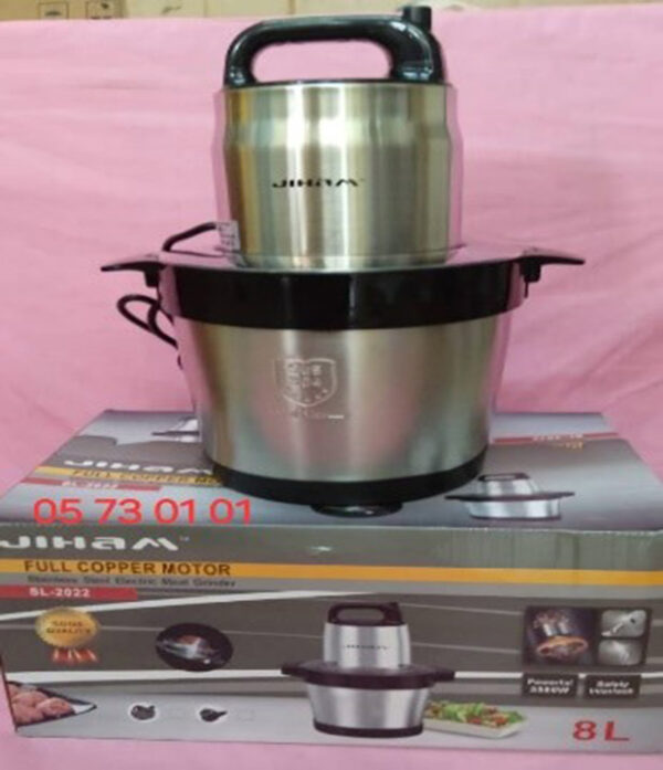 Mixeur  8 litres à foutou et viande électrique