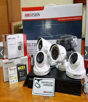 11 Hikvision Turbo HD kit de 4 camera